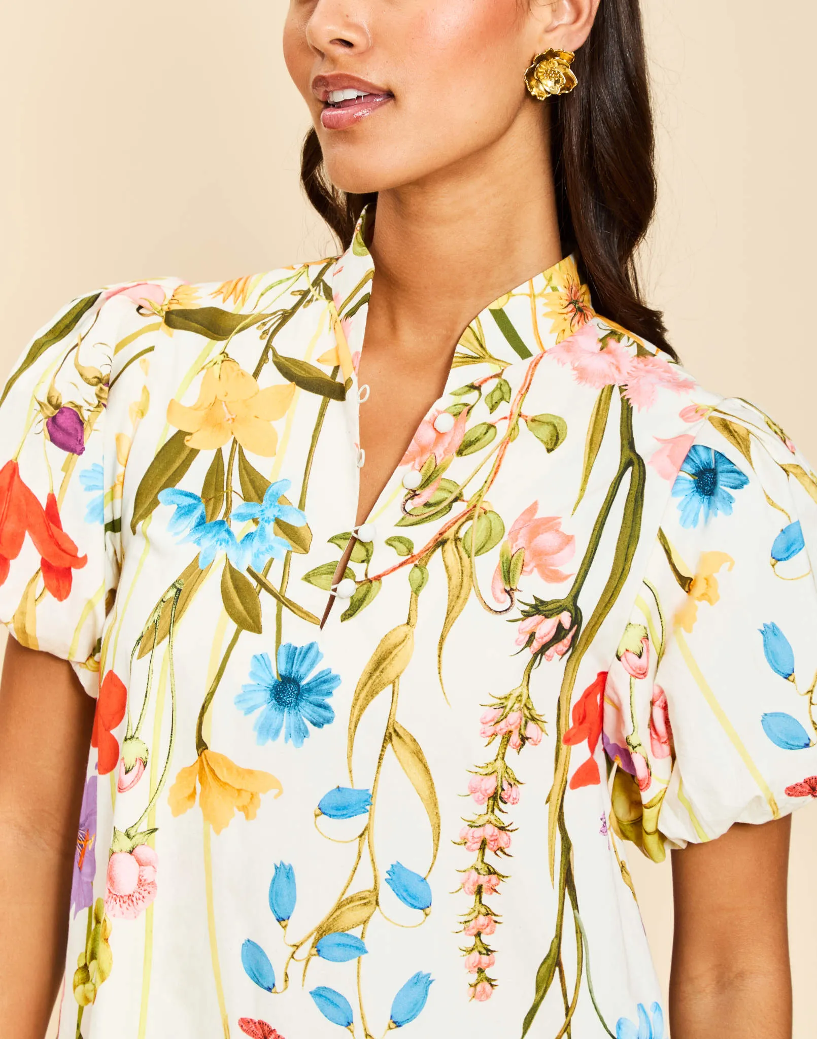 Elliana Printed Mini Dress sold by MESTIZA product image thumbnail 5