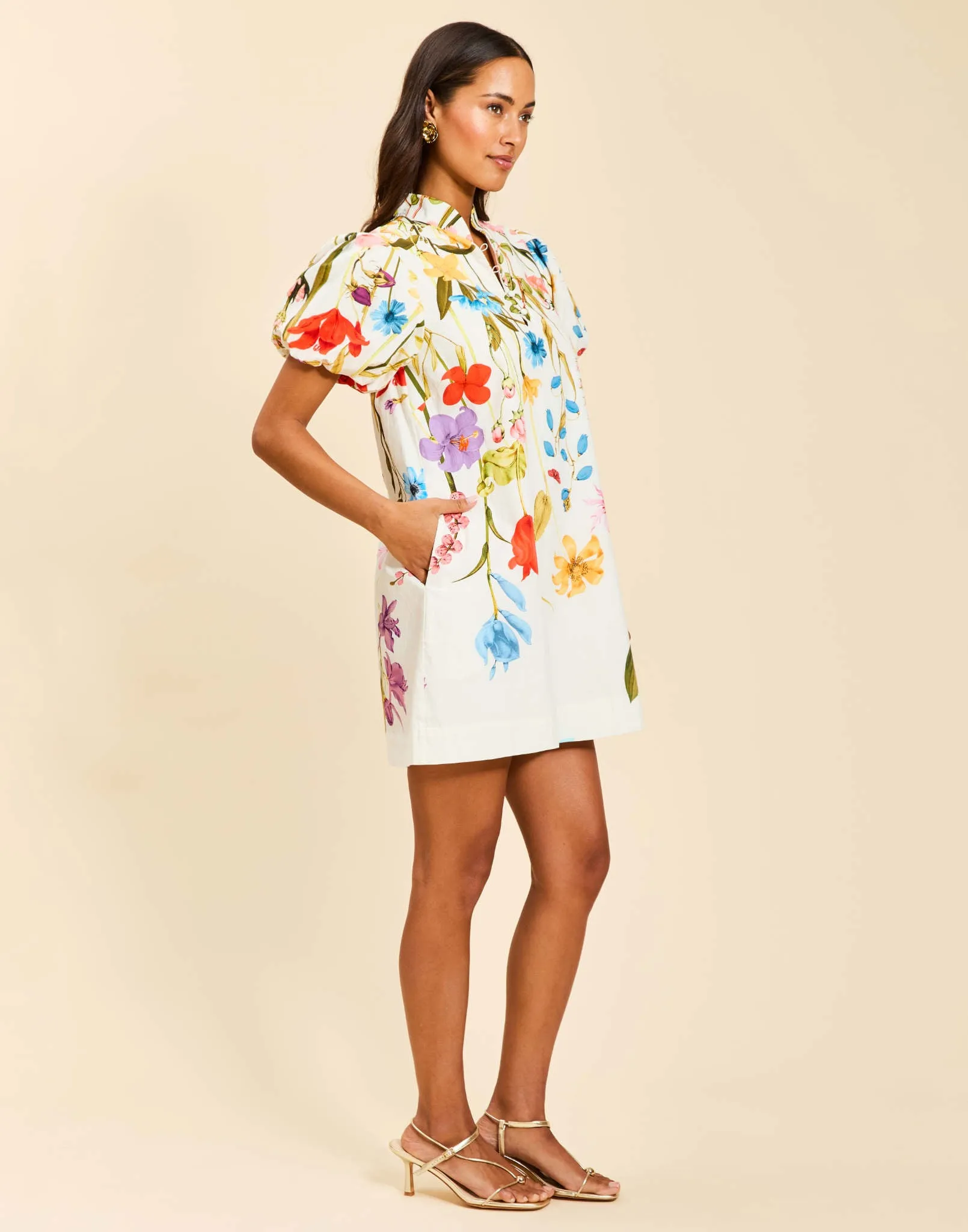 Elliana Printed Mini Dress sold by MESTIZA product image thumbnail 3