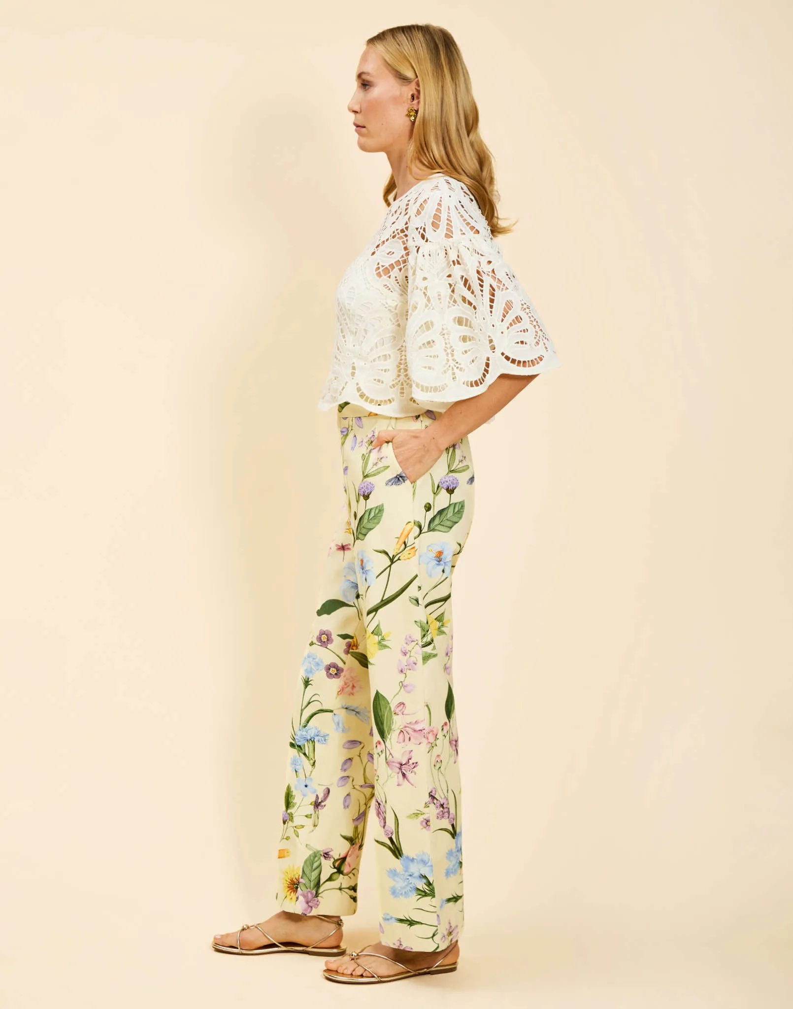 Antonella Wide Leg Pants sold by MESTIZA product image thumbnail 3