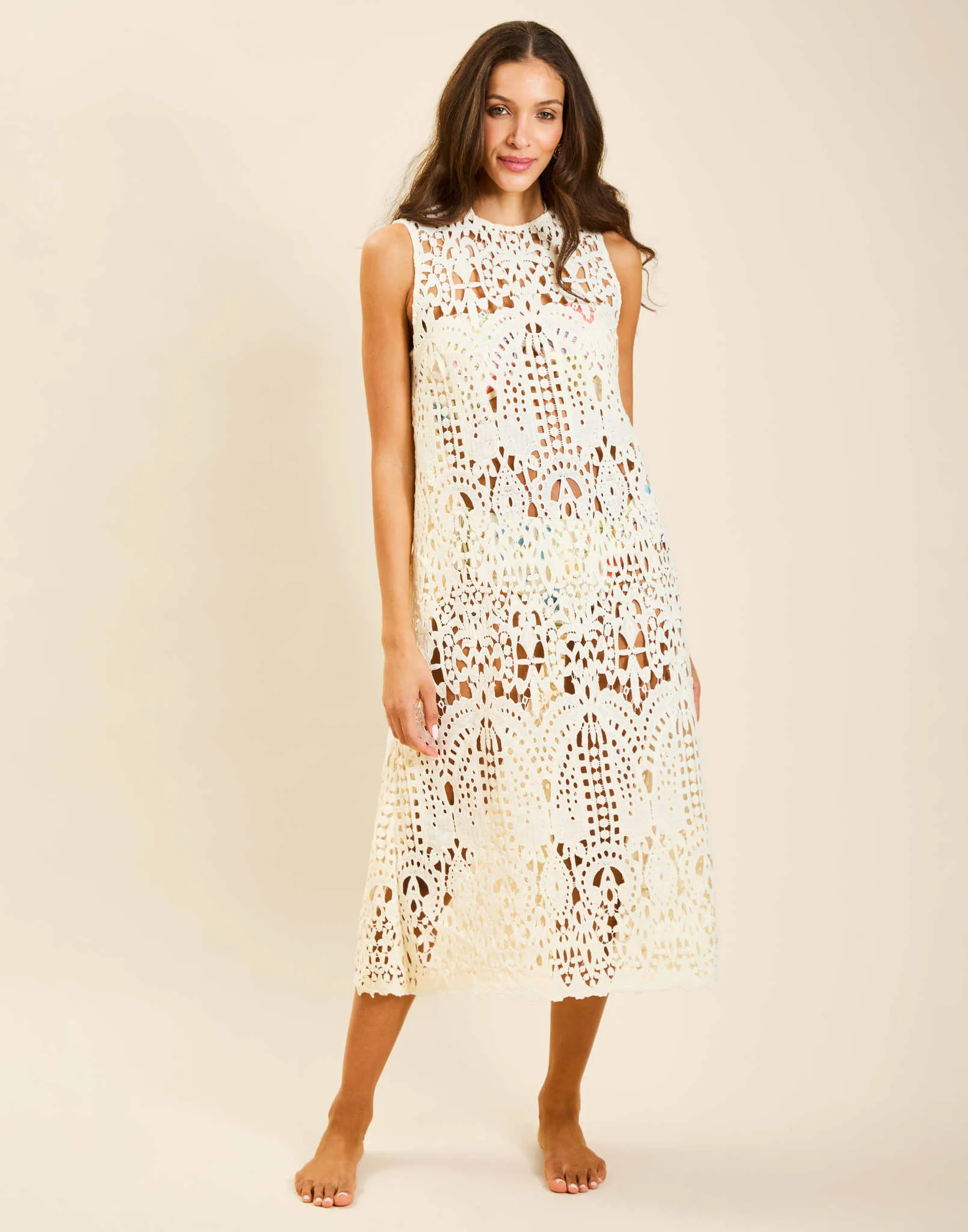 Pre-Order - Farfalle Crochet Midi Dress sold by MESTIZA product image thumbnail 2