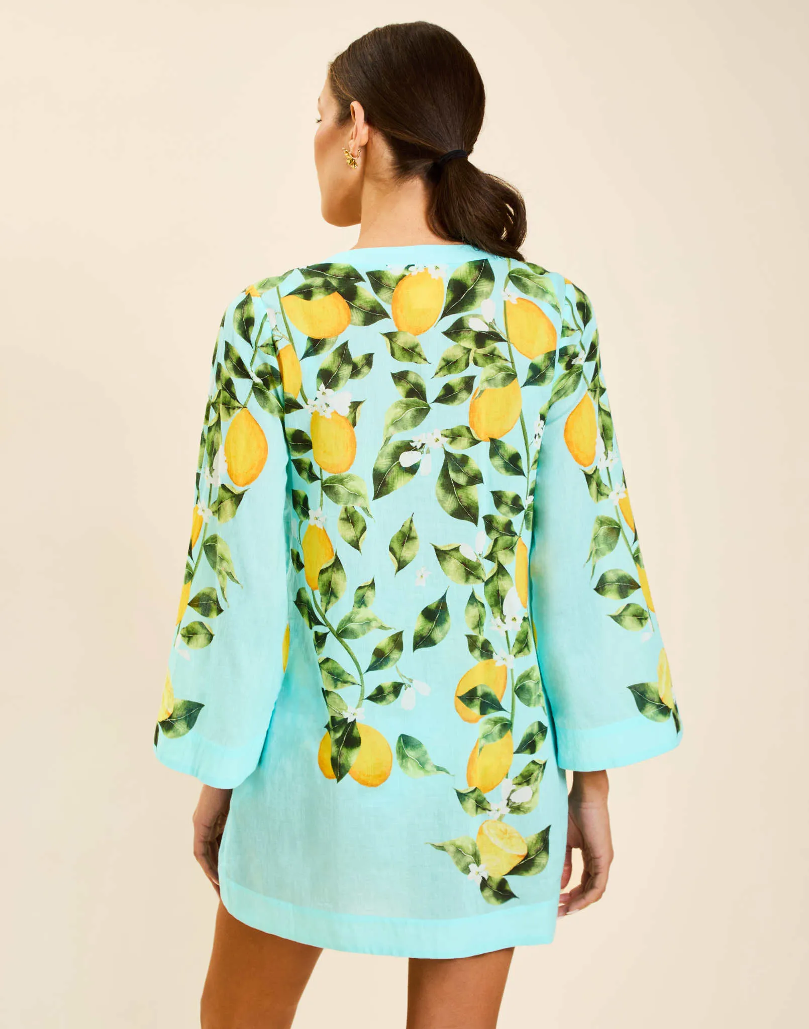 Ines Caftan Mini Dress sold by MESTIZA product image thumbnail 5