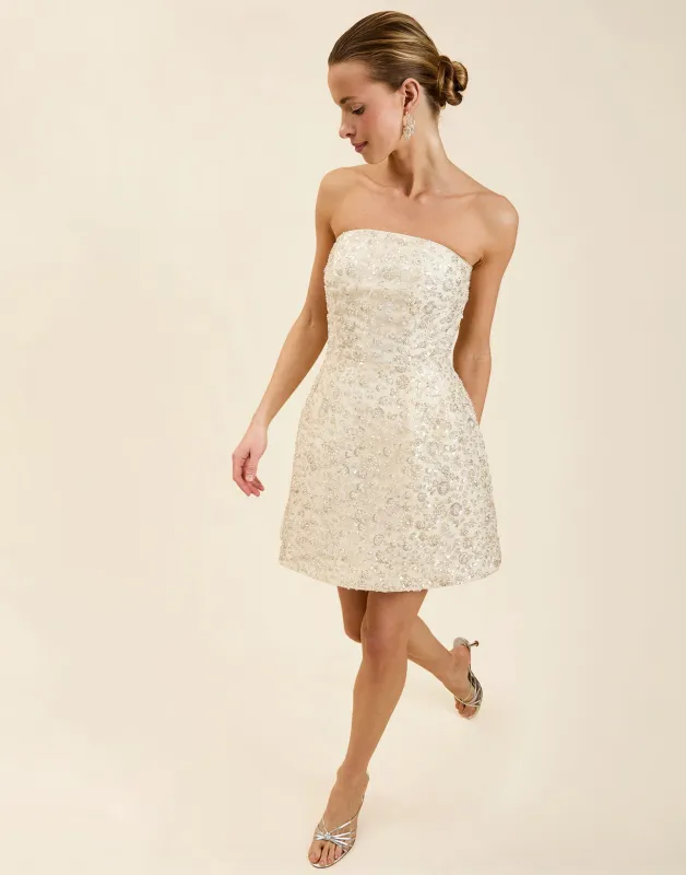 Dottie Beaded Mini Dress made by MESTIZA