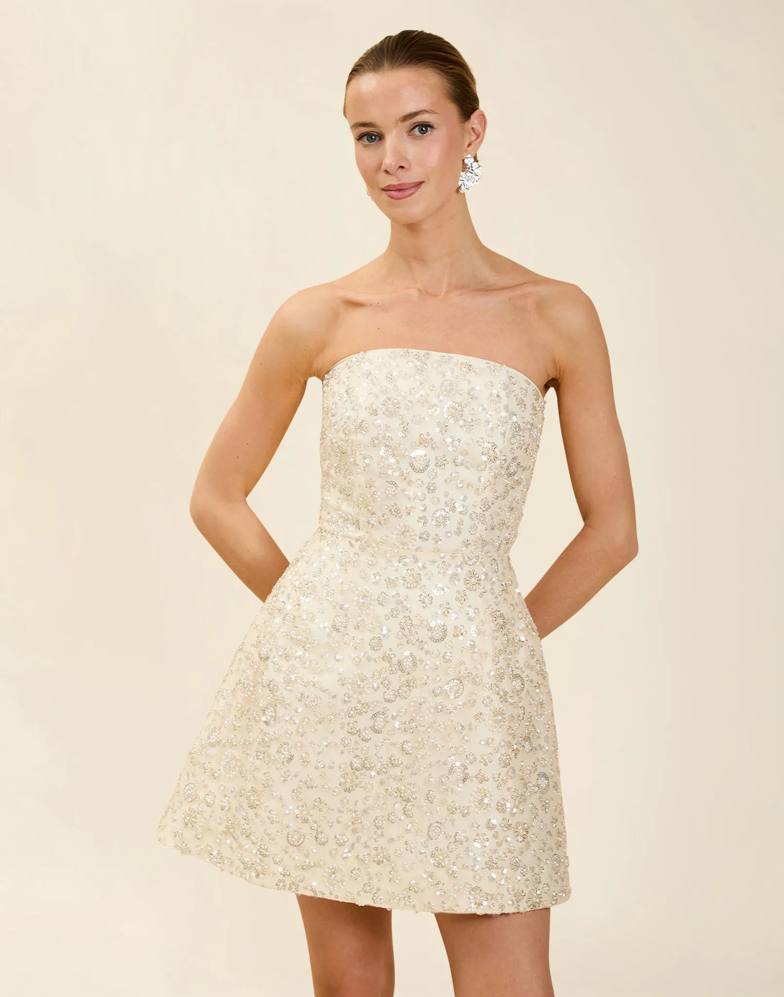 Dottie Beaded Mini Dress sold by MESTIZA product image thumbnail 2