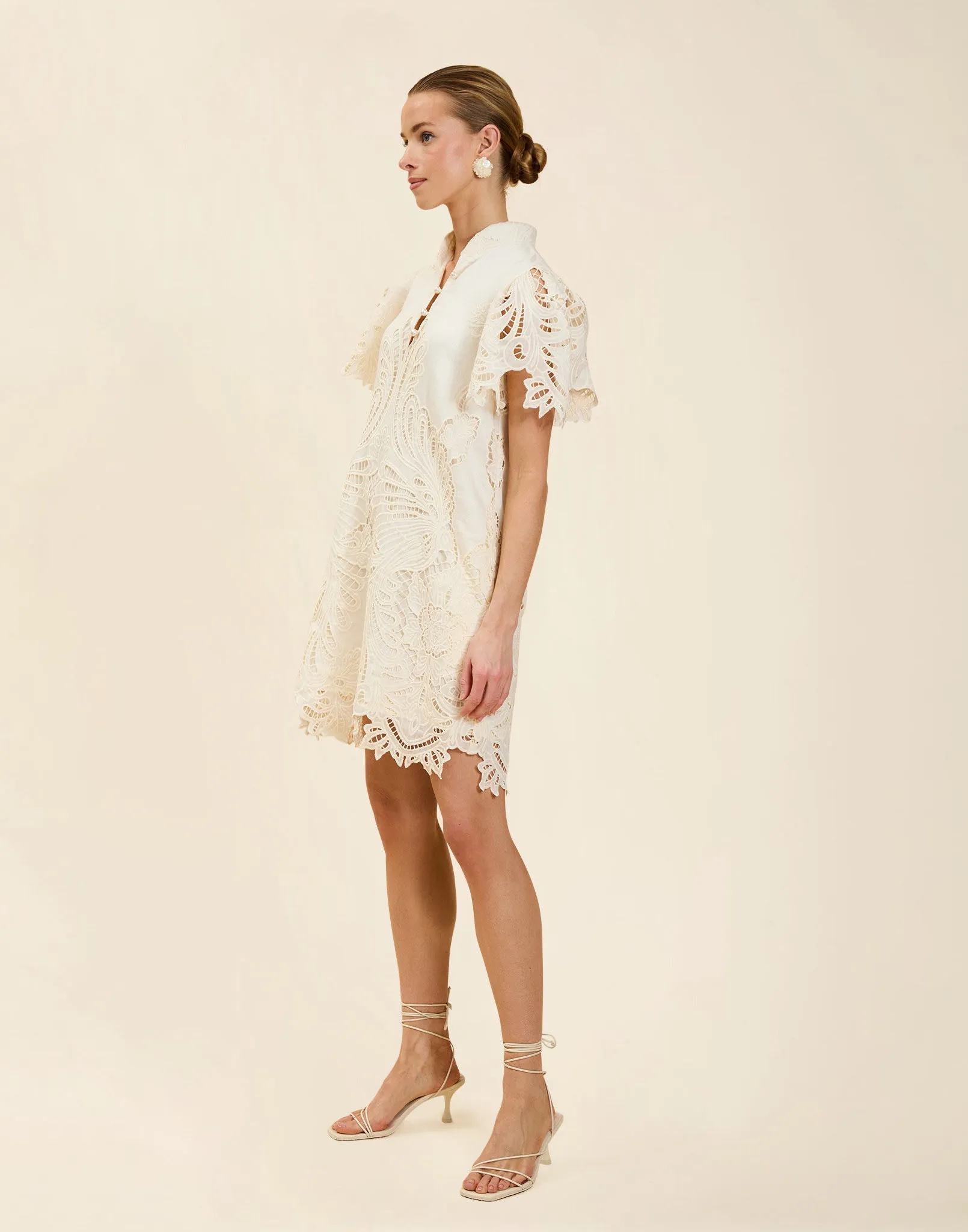Elliana Lace Mini Dress sold by MESTIZA product image thumbnail 4
