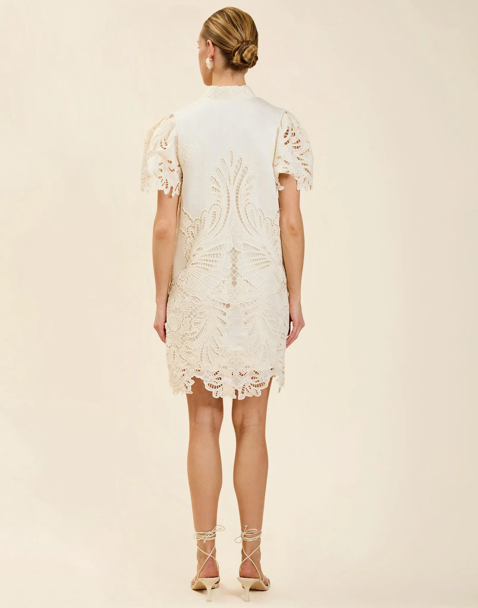 Elliana Lace Mini Dress sold by MESTIZA product image thumbnail 5