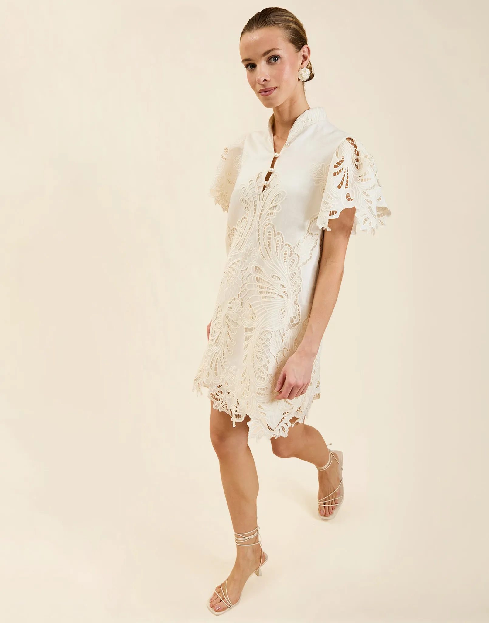 Elliana Lace Mini Dress sold by MESTIZA product image thumbnail 2