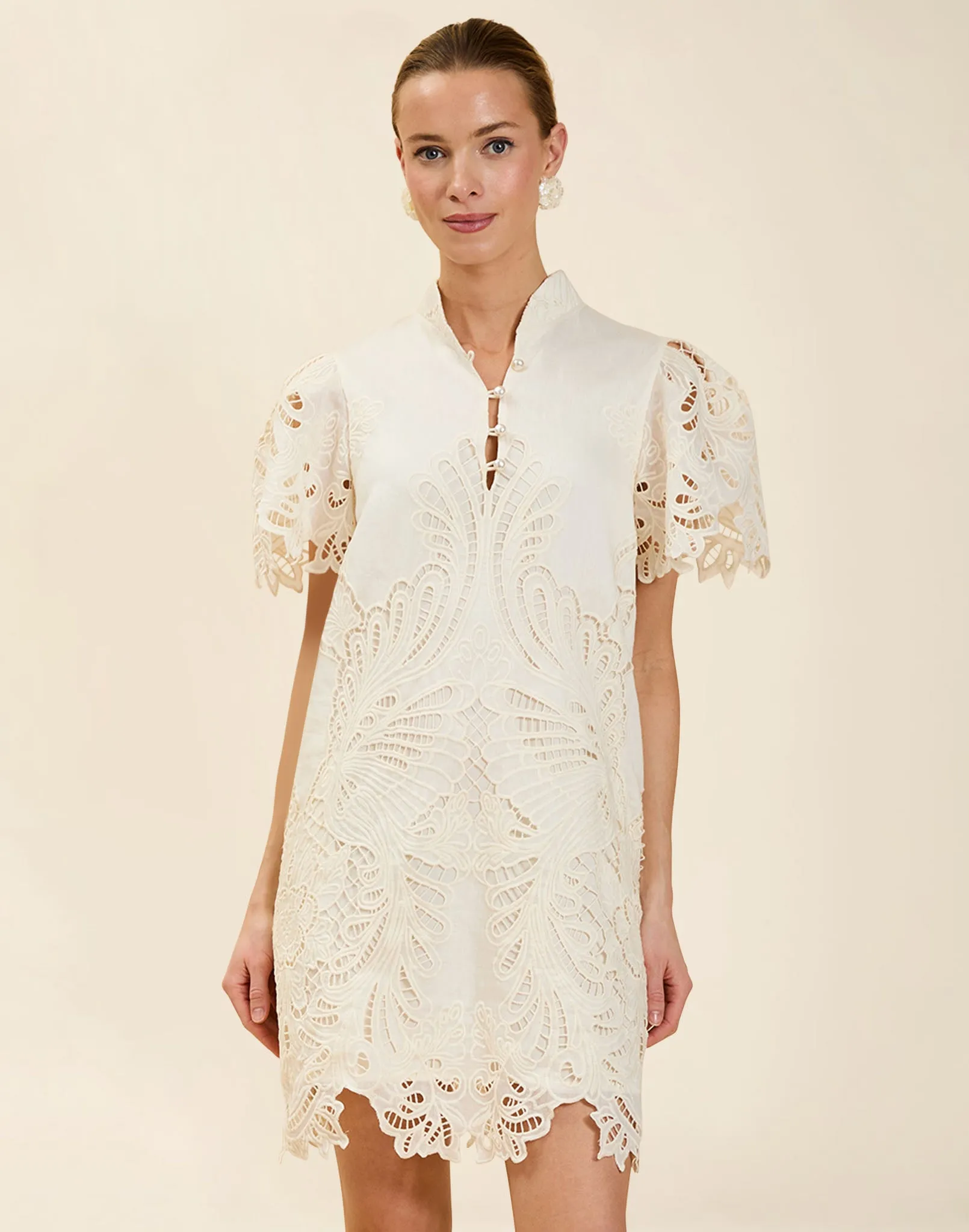 Elliana Lace Mini Dress sold by MESTIZA product image thumbnail 3