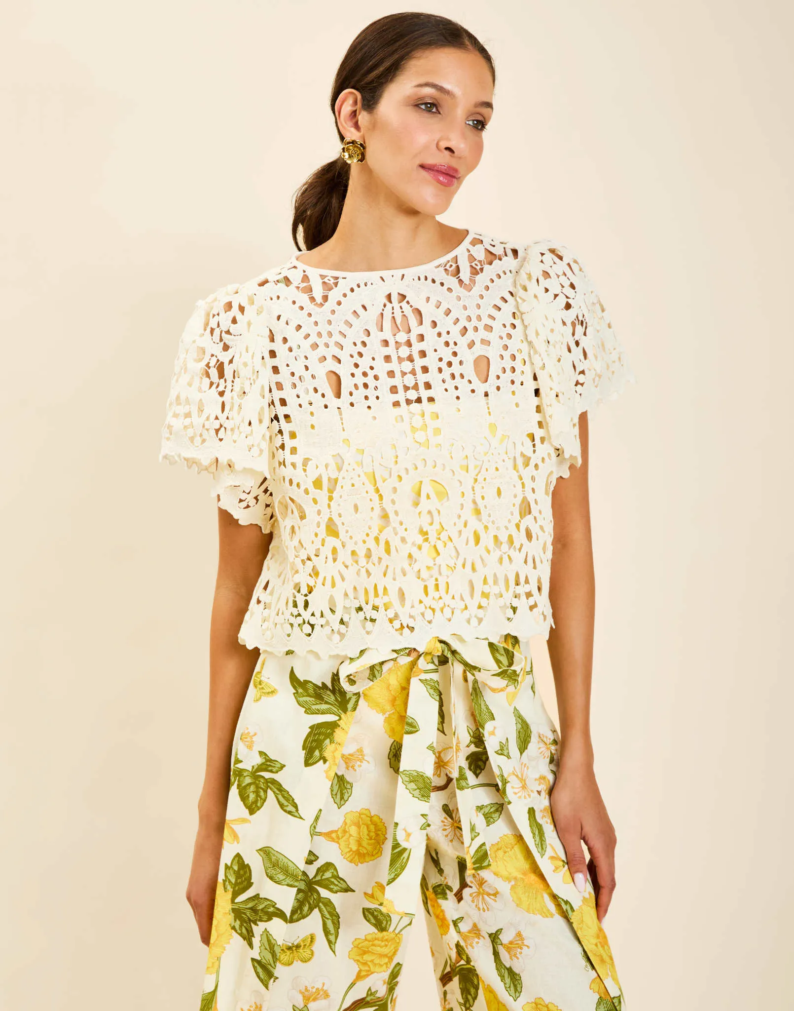 Pasay Crochet Top sold by MESTIZA