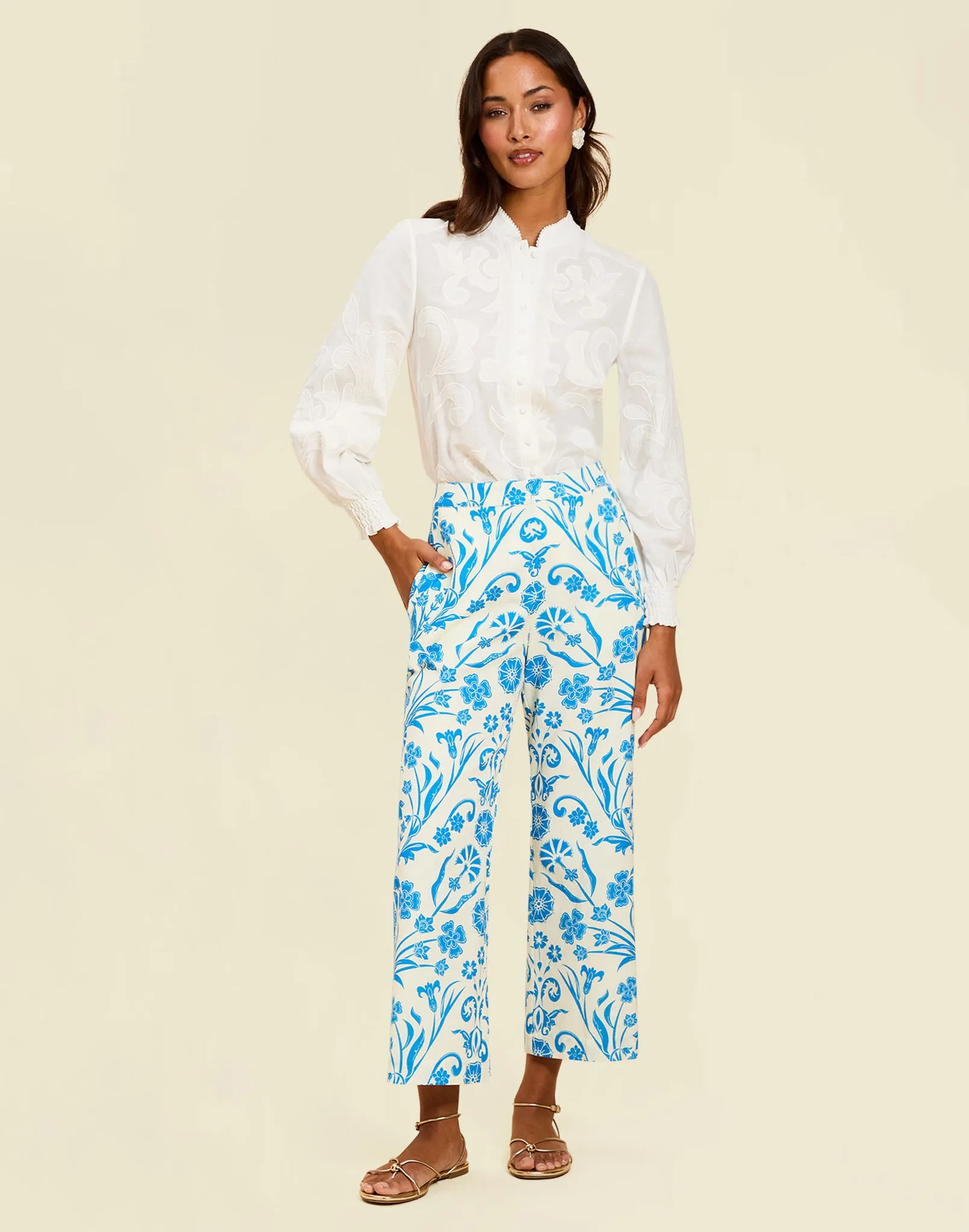 Taylor Crop Pant sold by MESTIZA product image thumbnail 2