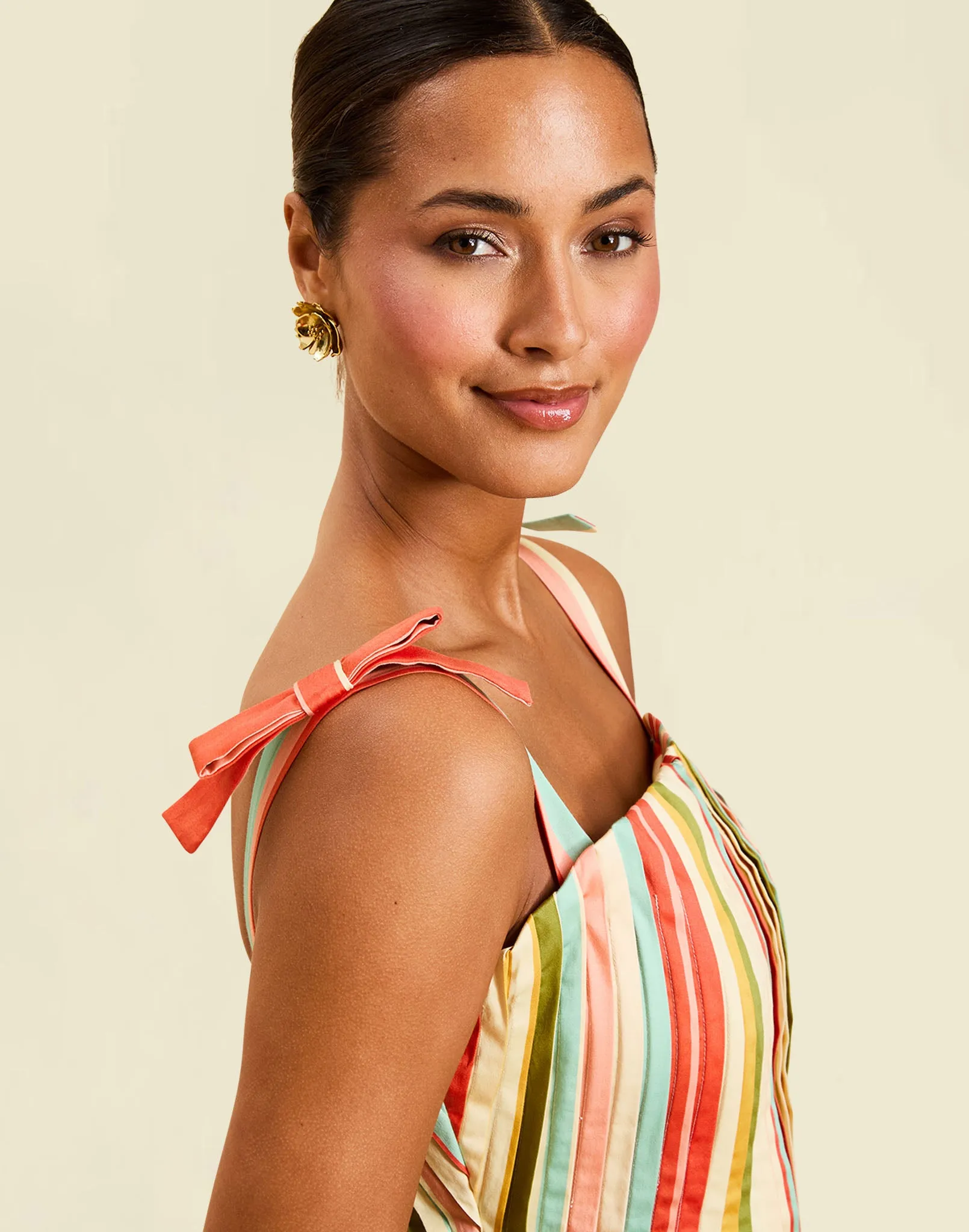 Pre-Order - Anais Pintuck Midi Dress sold by MESTIZA product image thumbnail 5