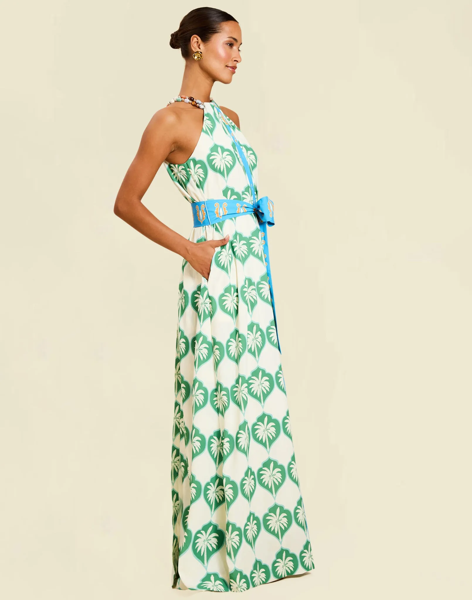 Bijou Halter Gown sold by MESTIZA product image thumbnail 3
