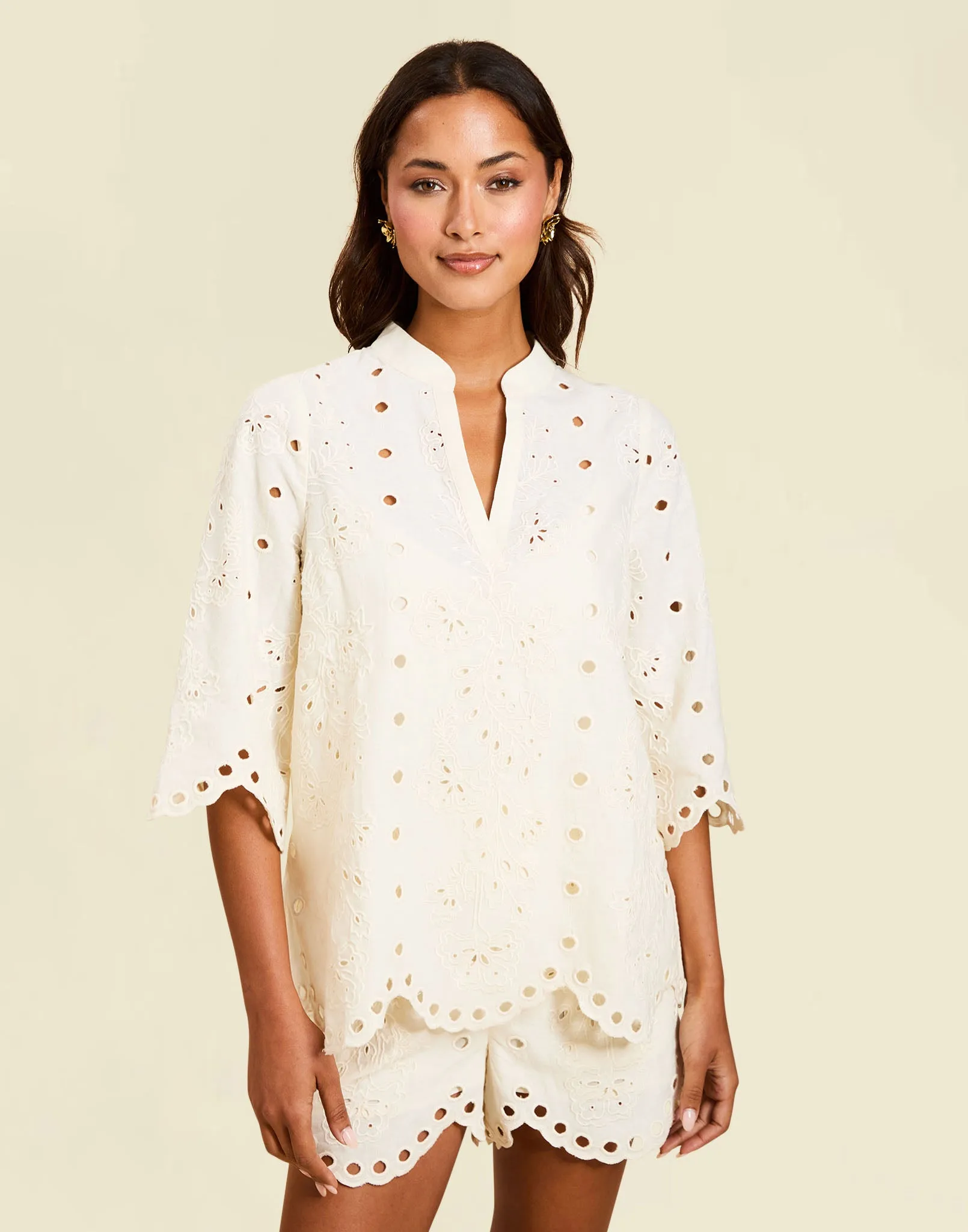 Emilio Scallop Lace Top sold by MESTIZA product image thumbnail 2
