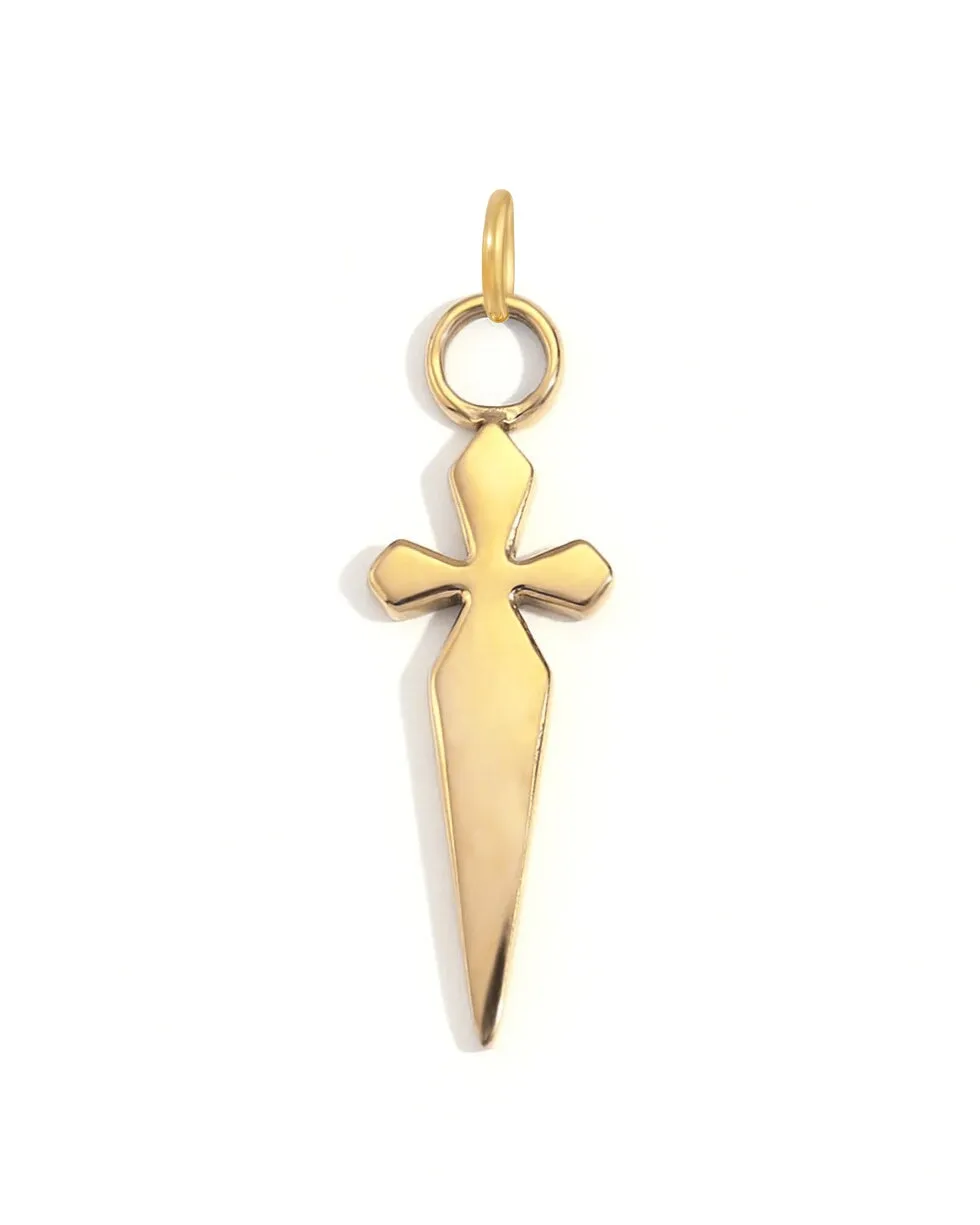 Cross Dagger Charm sold by KOZAKH