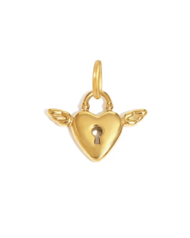 Open Heart Charm sold by KOZAKH