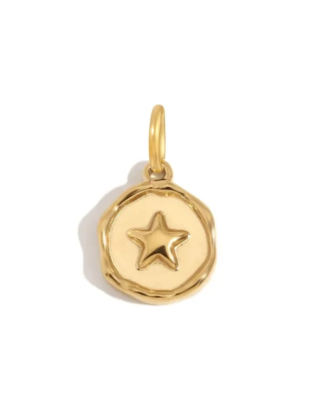 Round Star Charm sold by KOZAKH