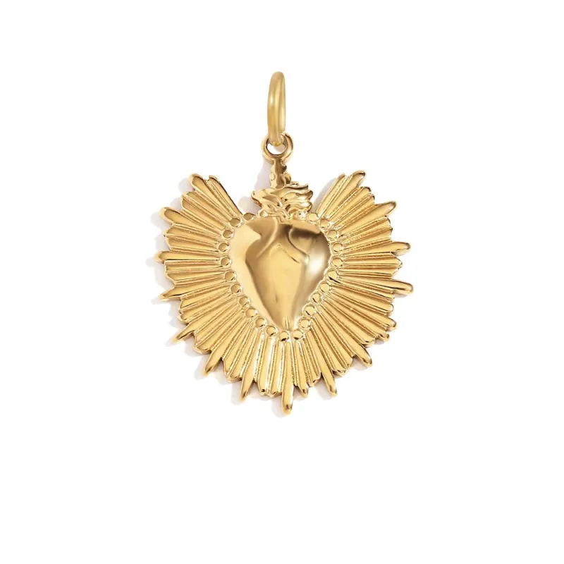 Power Heart Charm sold by KOZAKH