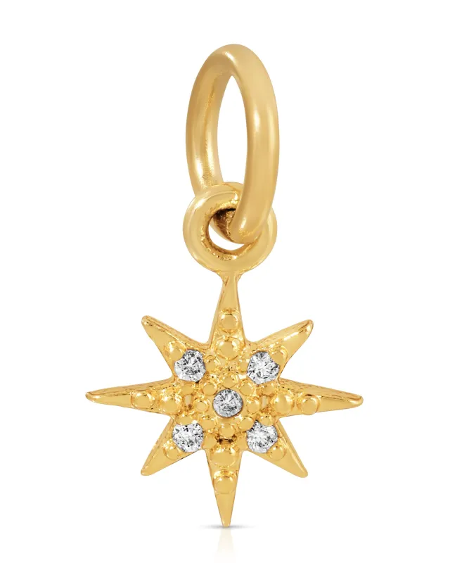 6 Point Star Charm sold by KOZAKH