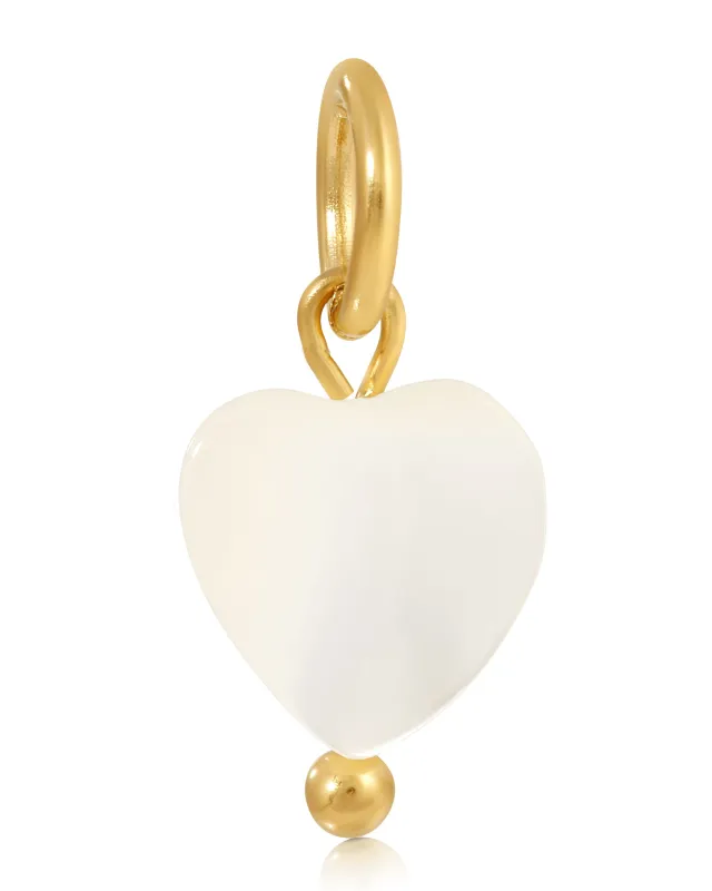 MOP Heart Charm sold by KOZAKH