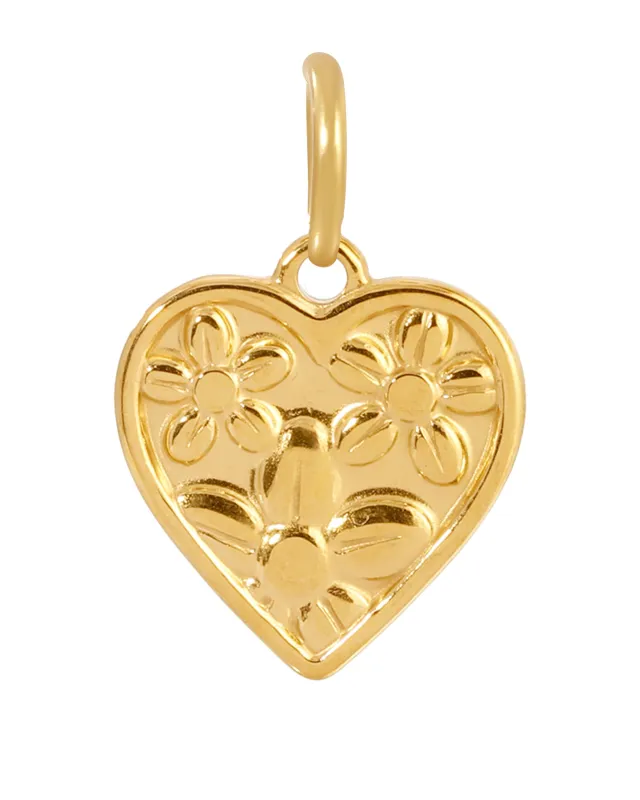 Flower Heart Charm sold by KOZAKH