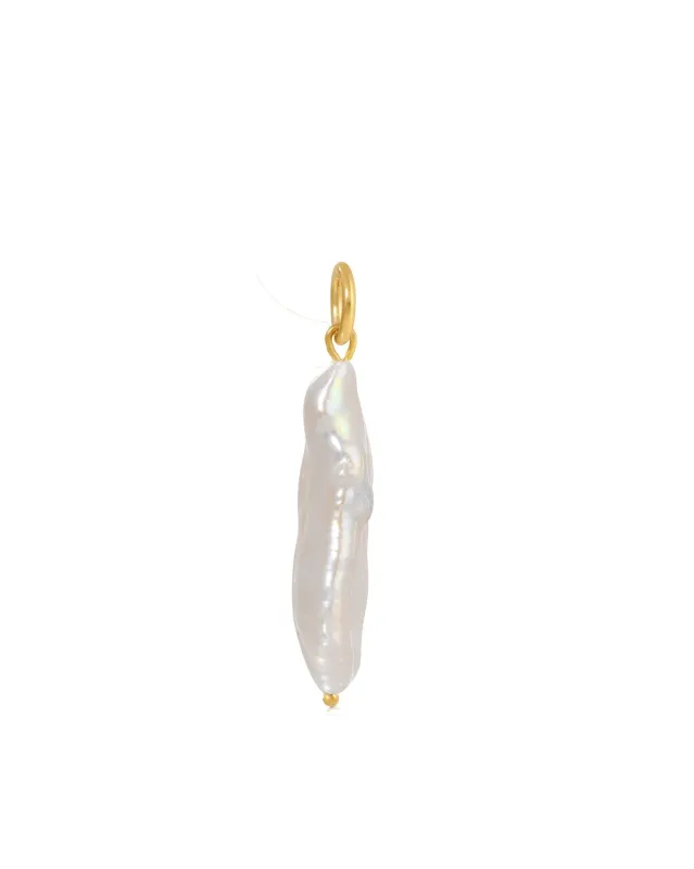 Long Pearl Charm sold by KOZAKH