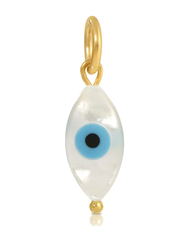 Large Marquise Evil Eye Charm sold by KOZAKH