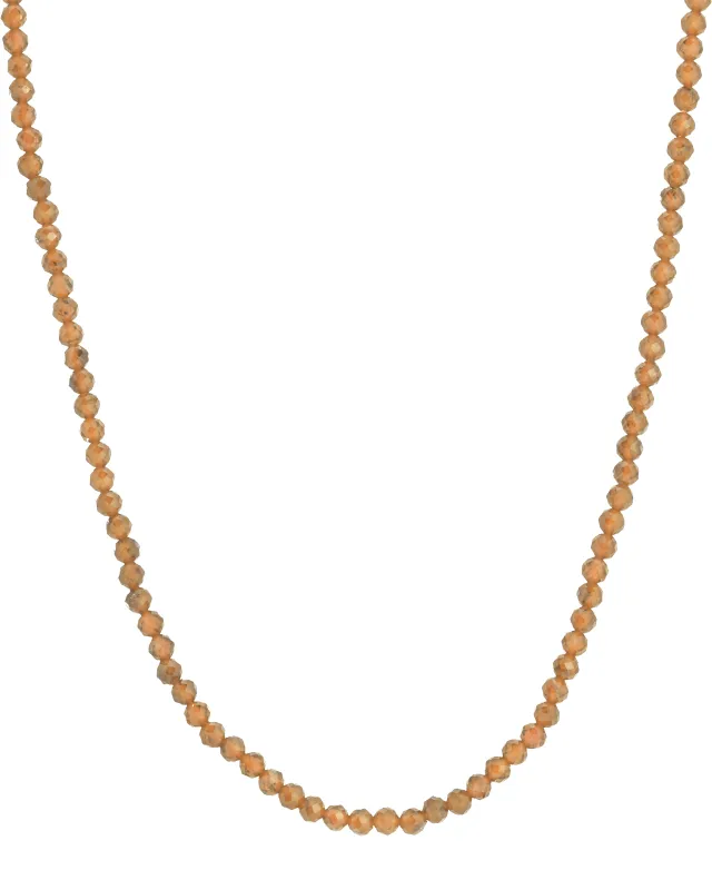 Imperial Topaz 3mm Necklace made by KOZAKH
