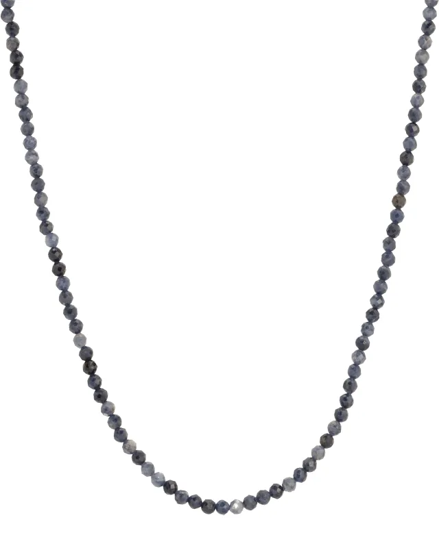 Sapphire 3mm Necklace sold by KOZAKH