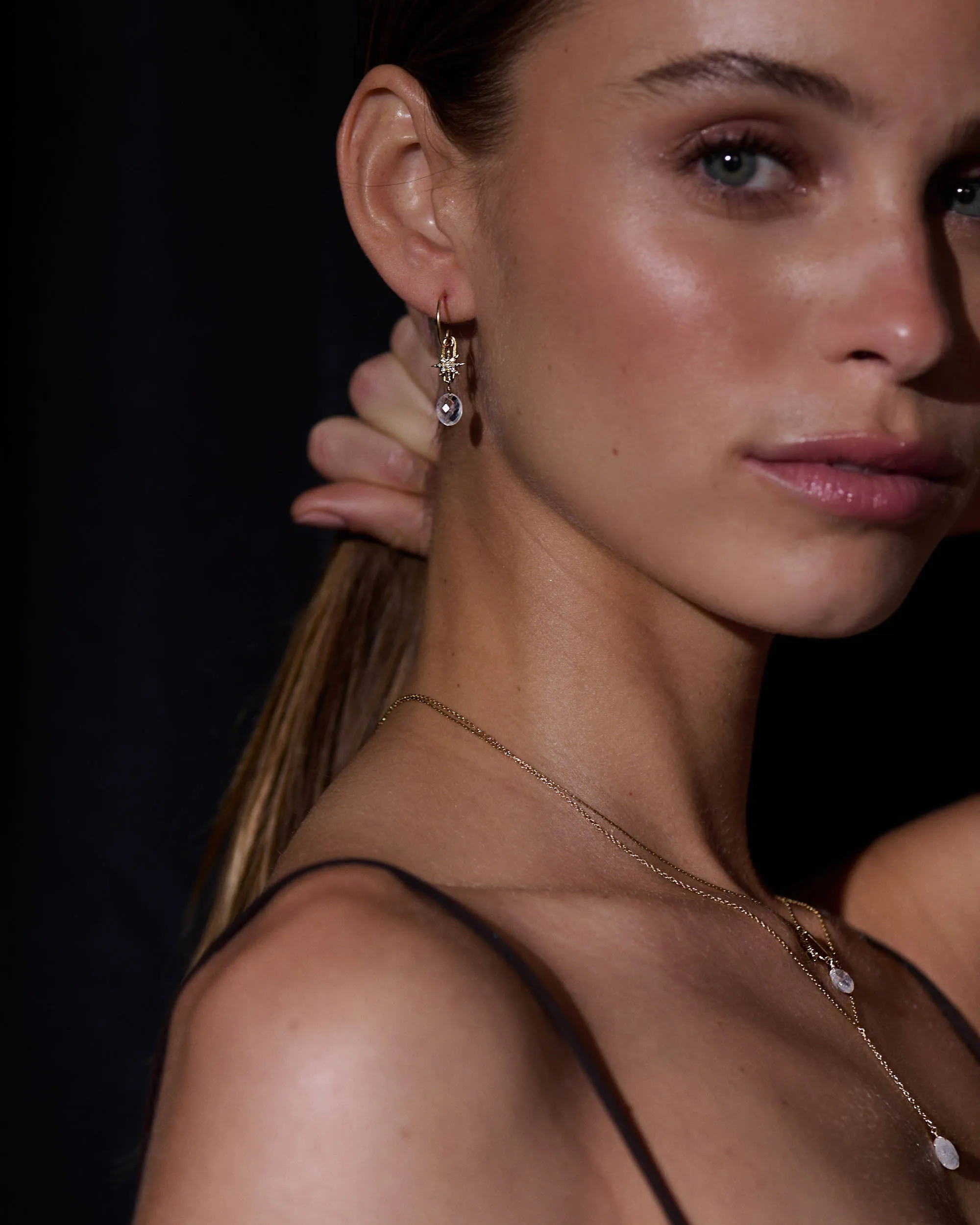 Allerdale Moonstone Earrings sold by KOZAKH product image thumbnail 5