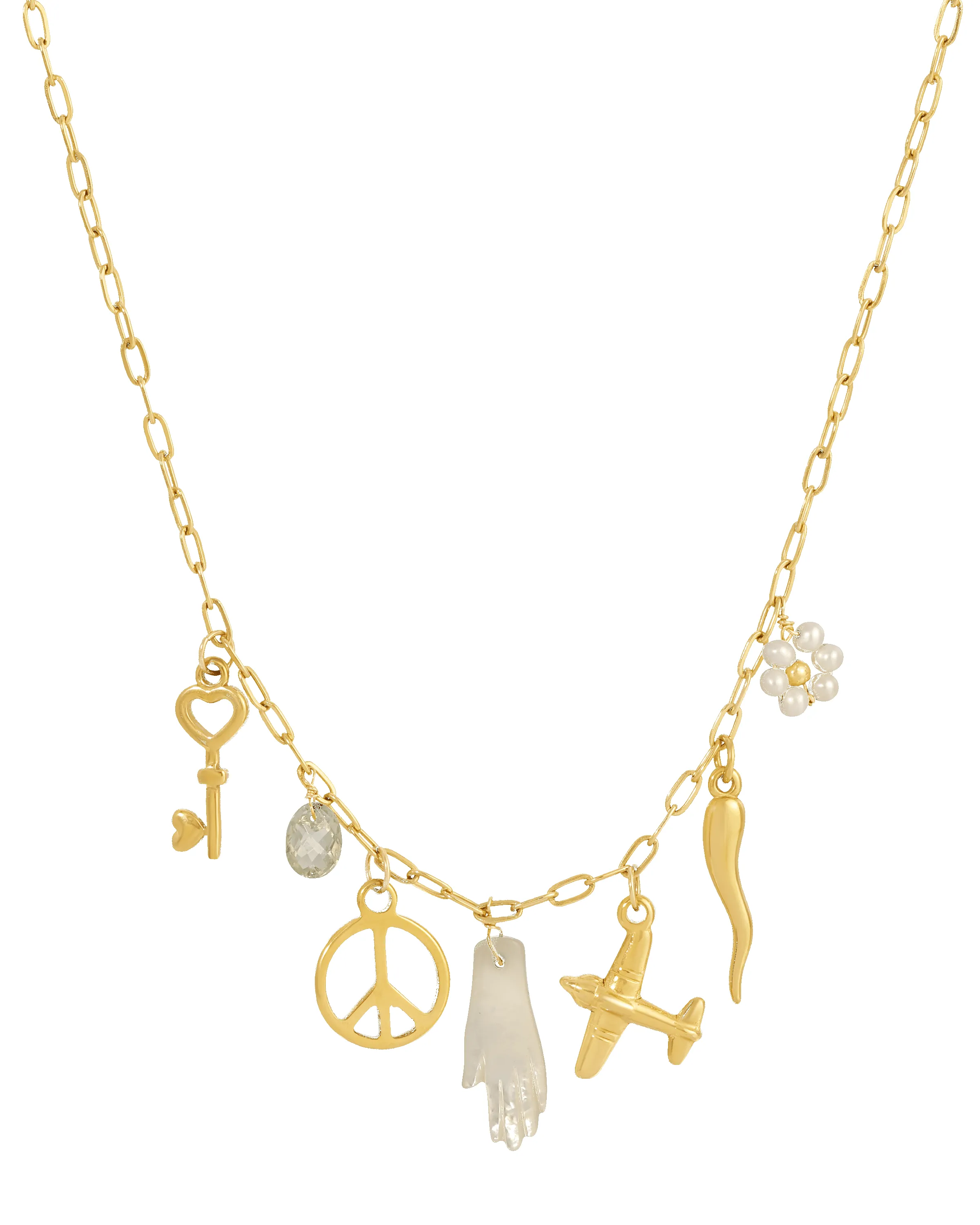 Goals Charm Necklace sold by KOZAKH