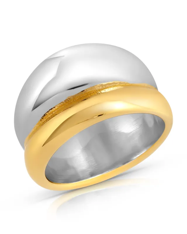 Two Tone Ring sold by KOZAKH