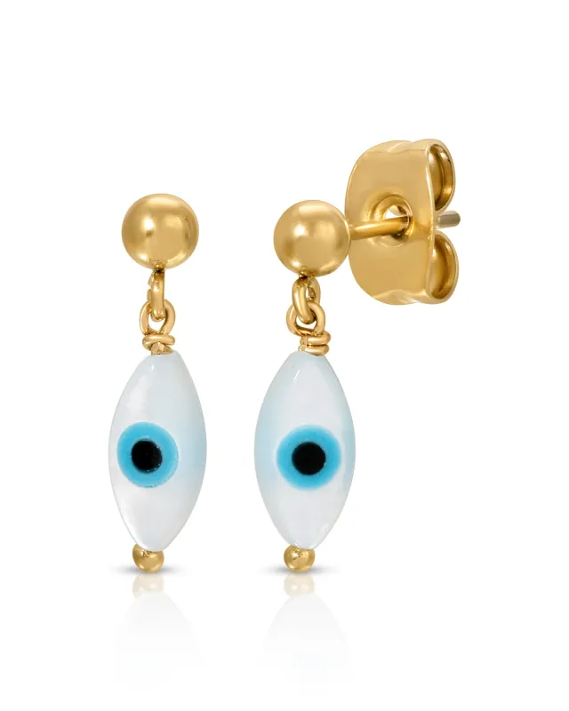 Evil Eye Earrings sold by KOZAKH