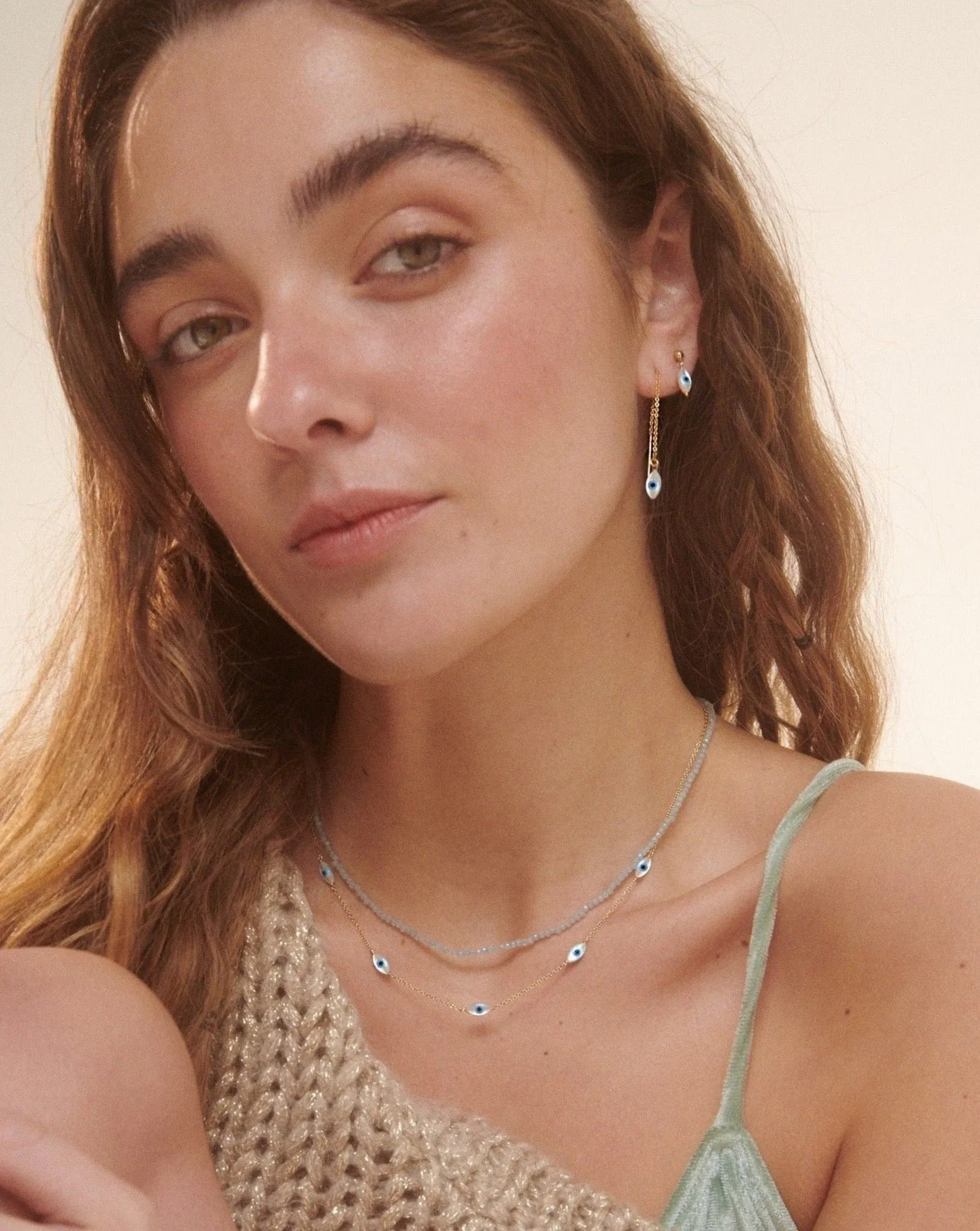 Mini Evil Eye Necklace sold by KOZAKH product image thumbnail 2