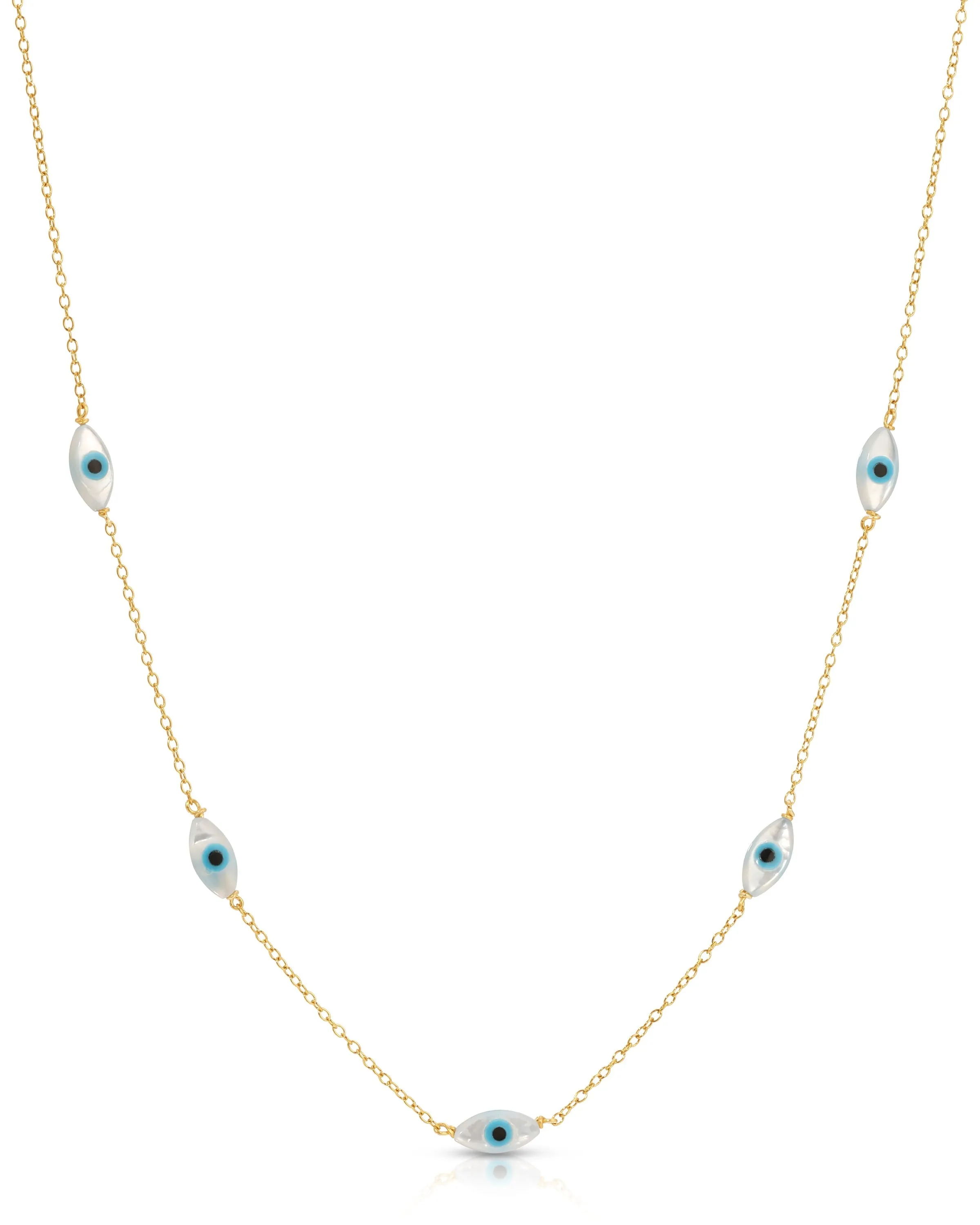 Mini Evil Eye Necklace sold by KOZAKH