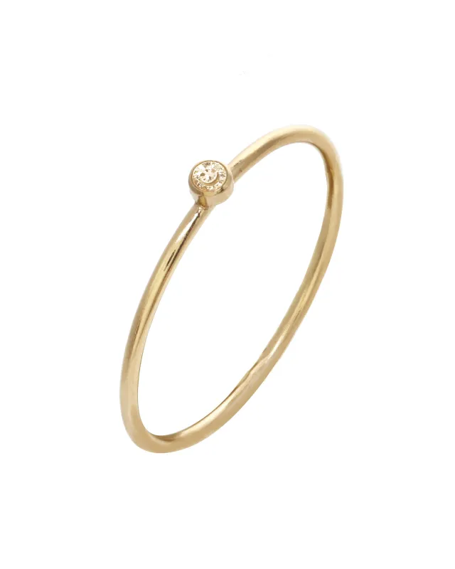 Dia White Ring sold by KOZAKH