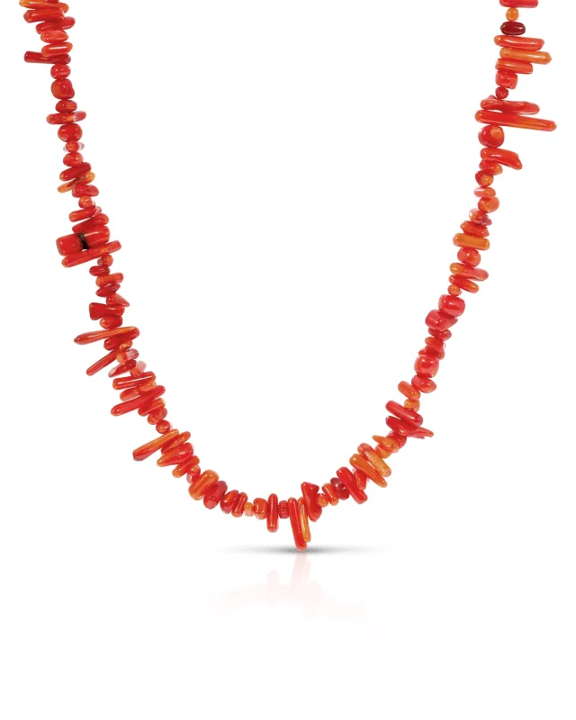 Red Coral Necklace sold by KOZAKH