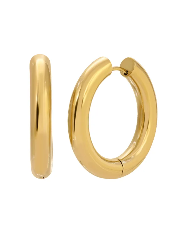 Large Bold Hoop Earrings sold by KOZAKH