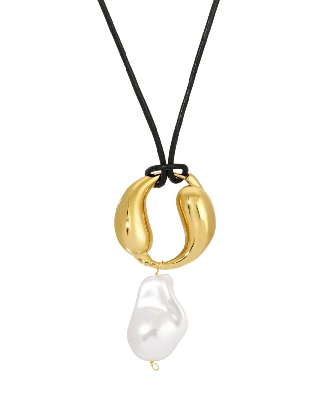 Vegan Spiral Drop Necklace sold by KOZAKH