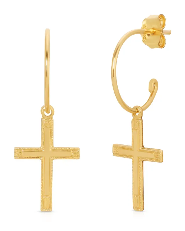 Balson Cross Earrings sold by KOZAKH