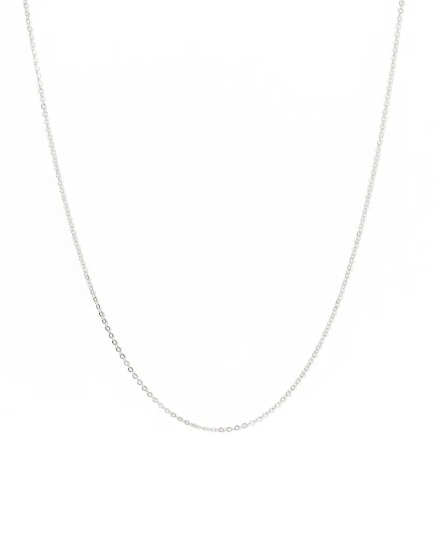 14K White Gold One Love Chain sold by KOZAKH