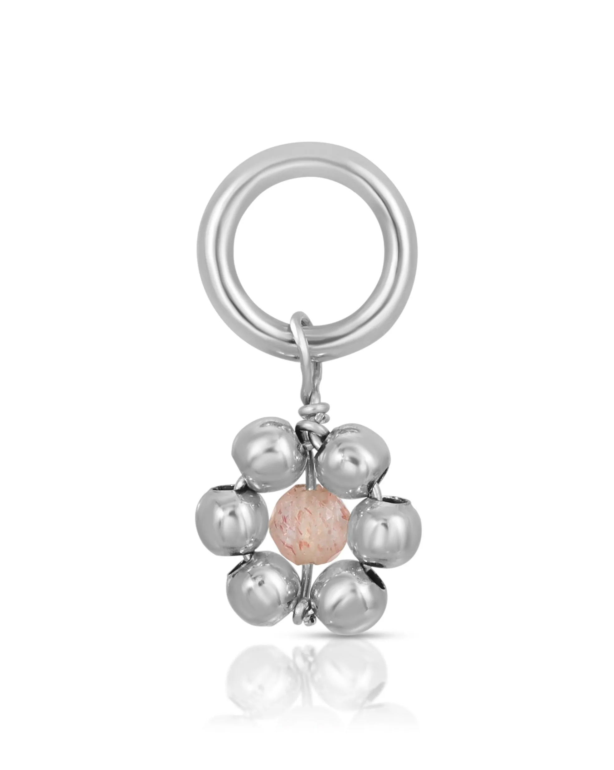 Flowercita October Pink Opal Charm sold by KOZAKH product image thumbnail 3