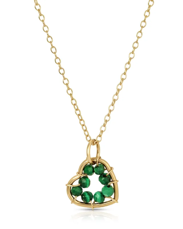Bardot Malachite Necklace sold by KOZAKH