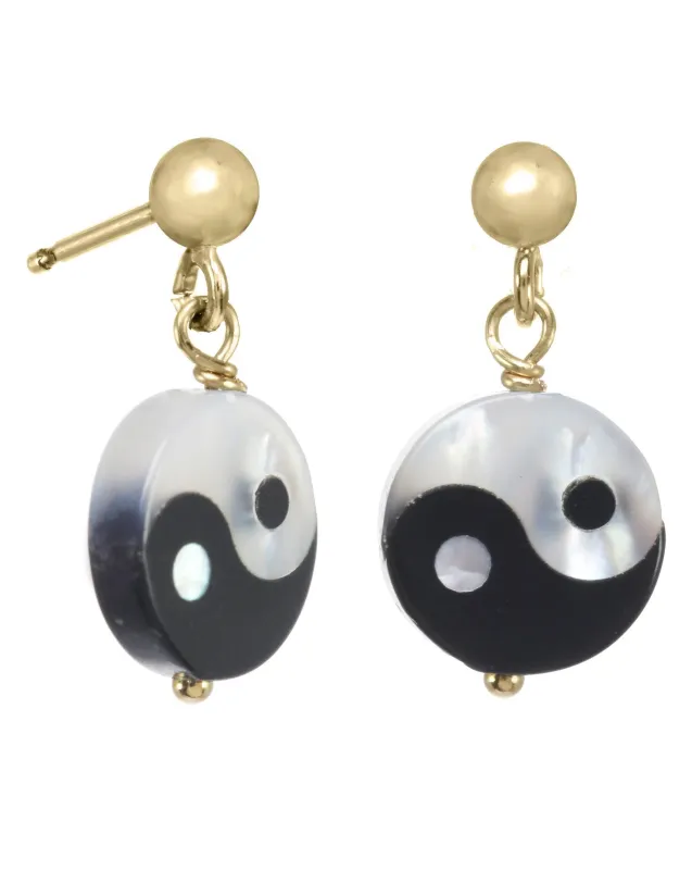 Yin Yang Earrings sold by KOZAKH