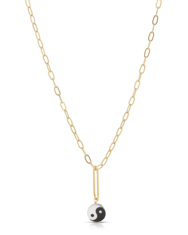 Yin Yang Necklace sold by KOZAKH