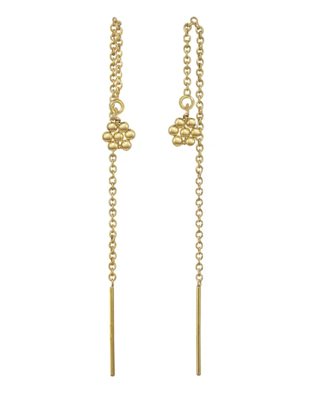 Noor Threader Earrings sold by KOZAKH