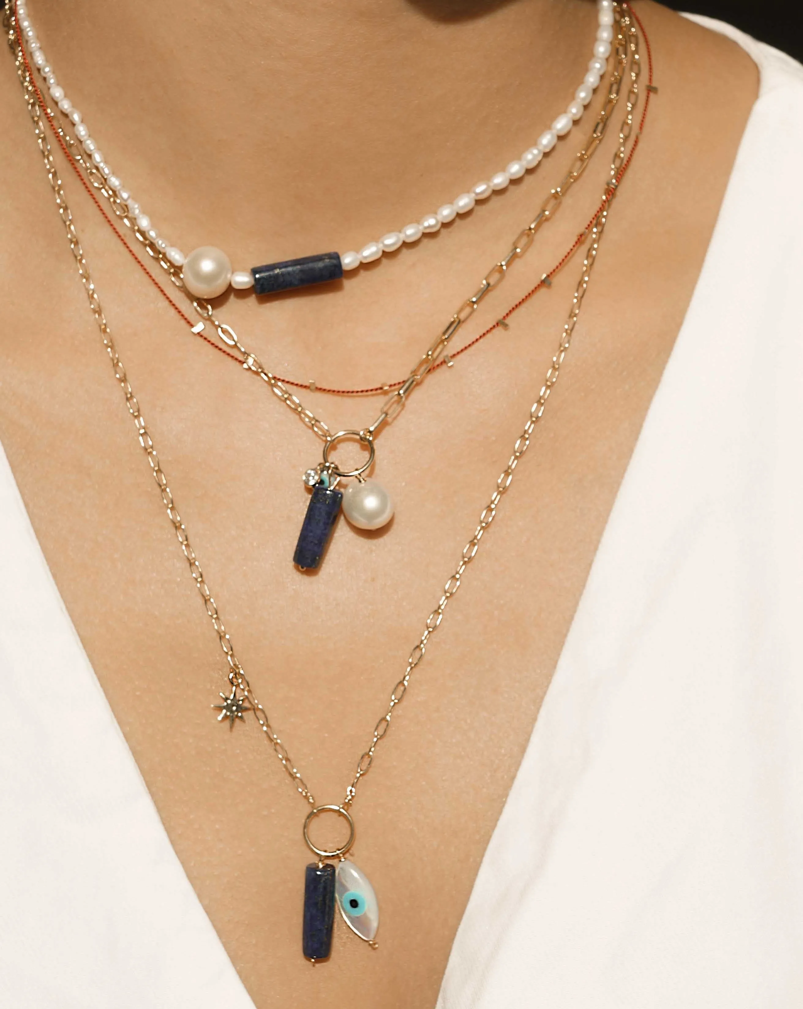 Eye Chakra Necklace sold by KOZAKH product image thumbnail 4