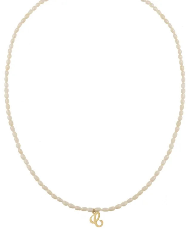 Quincy Initial Necklace sold by KOZAKH