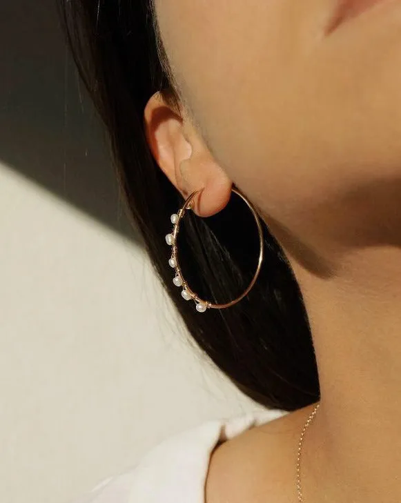 Sea Hoop Earrings sold by KOZAKH product image thumbnail 2