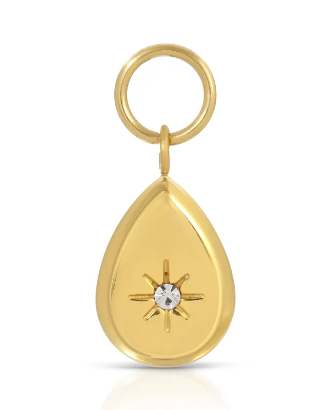 CZ Star Drop Charm sold by KOZAKH