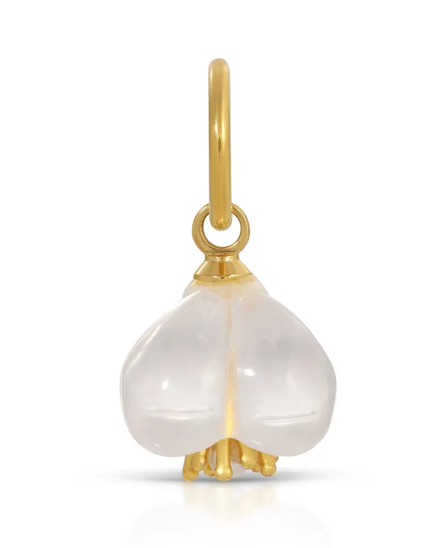 Quartz Flower Charm sold by KOZAKH