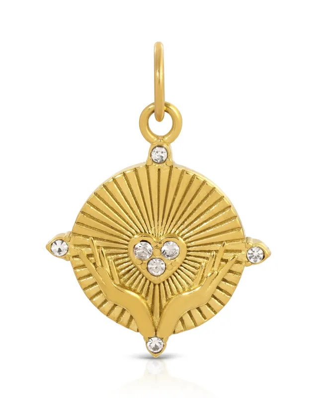 Love Hands Charm sold by KOZAKH